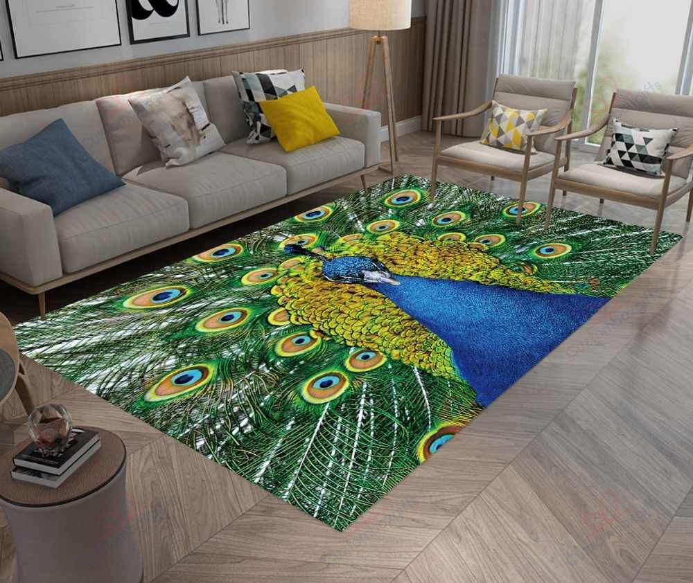 Beautiful Peacock Rug Sport Decor Gift Floor Decor Living Room Carpet Rug Area Rug - 8c5ece7bce68 Beautiful Peacock Rug Sport Decor Gift Floor Decor Living Room Carpet Rug Area Rug - 8c5ece7bce68