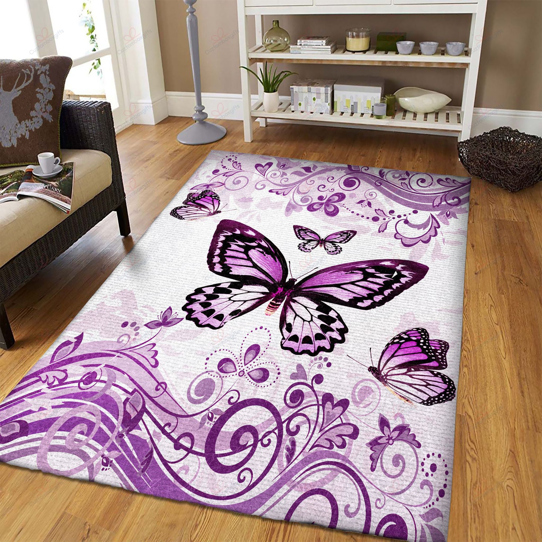 Beautiful Purple Butterfly Rug Sport Decor Gift Floor Decor Living Room Carpet Rug Area Rug - a50bcce337c2 Beautiful Purple Butterfly Rug Sport Decor Gift Floor Decor Living Room Carpet Rug Area Rug - a50bcce337c2