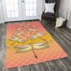 Beautiful Vintage Dragonfly Rug Sport Decor Gift Floor Decor Living Room Carpet Rug Area Rug - dbcf979120ea