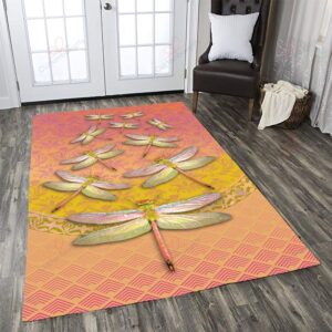 Beautiful Vintage Dragonfly Rug Sport Decor Gift Floor Decor Living Room Carpet Rug Area Rug - dbcf979120ea