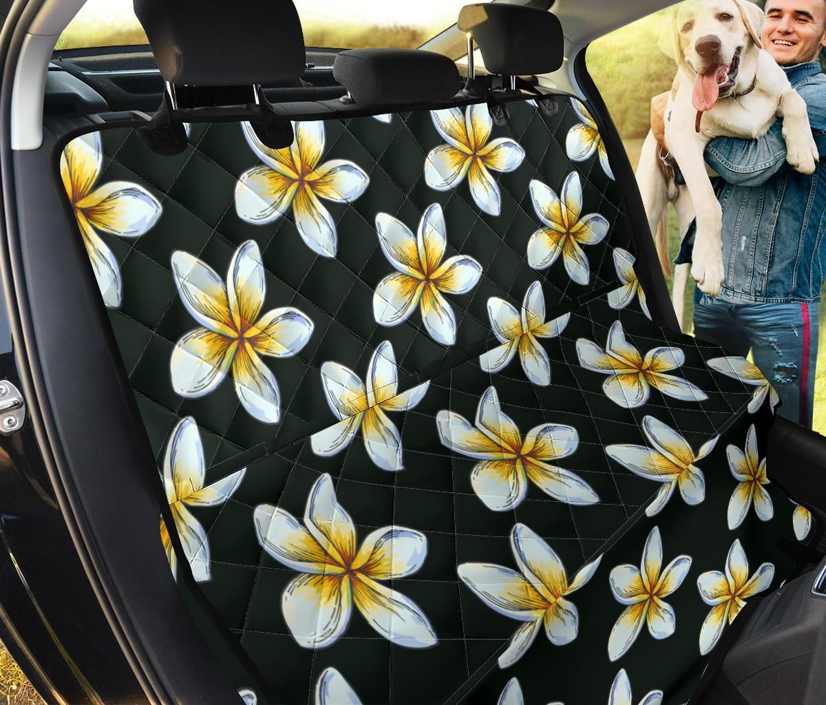 Beautiful White Plumeria Flowers Design Car Back Seat Cover Dog Car Seat Covers - 2e25be6c248e Beautiful White Plumeria Flowers Design Car Back Seat Cover Dog Car Seat Covers - 2e25be6c248e