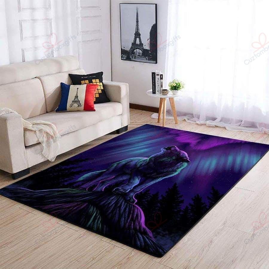 Beautiful Wolf Purple Rug Sport Decor Gift Floor Decor Living Room Carpet Rug Area Rug - 7134973f3134 Beautiful Wolf Purple Rug Sport Decor Gift Floor Decor Living Room Carpet Rug Area Rug - 7134973f3134