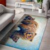 Beauty Bear Rug Sport Decor Gift Floor Decor Living Room Carpet Rug Area Rug - 77995d2a4f9b