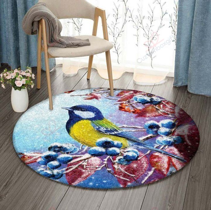 Beauty Bird Round Carpet Floor Rug Living Room Bedroom Decor Round Area Rug Carpet Beauty Bird Round Carpet Floor Rug Living Room Bedroom Decor Round Area Rug Carpet