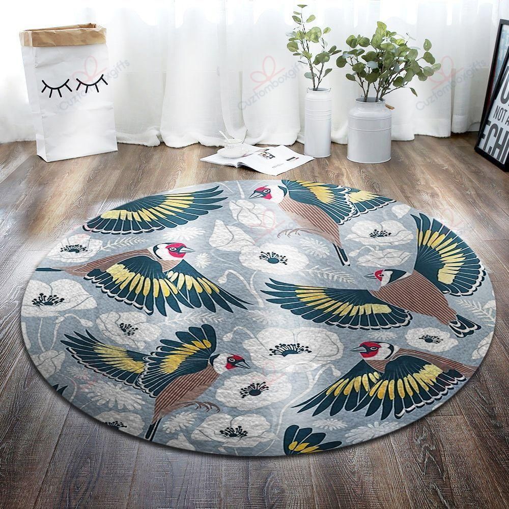 Beauty Birds Round Carpet Floor Rug Living Room Bedroom Decor Round Area Rug Carpet Beauty Birds Round Carpet Floor Rug Living Room Bedroom Decor Round Area Rug Carpet