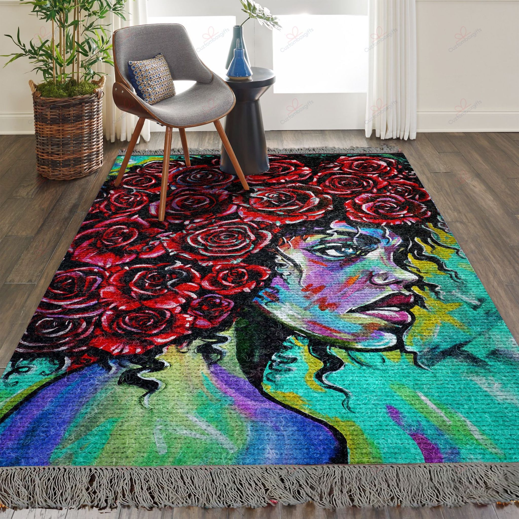 Beauty Black Women Pride Loves Roses Rug Sport Decor Gift Floor Decor Living Room Carpet Rug Area Rug - 0b11f5f842b2 Beauty Black Women Pride Loves Roses Rug Sport Decor Gift Floor Decor Living Room Carpet Rug Area Rug - 0b11f5f842b2