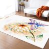 Beauty Dragonfly 3 Rug Sport Decor Gift Floor Decor Living Room Carpet Rug Area Rug - 4adbc4e6c54b