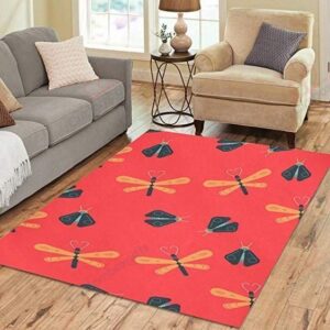 Beauty Dragonfly 8 Rug Sport Decor Gift Floor Decor Living Room Carpet Rug Area Rug - d83efb294a28