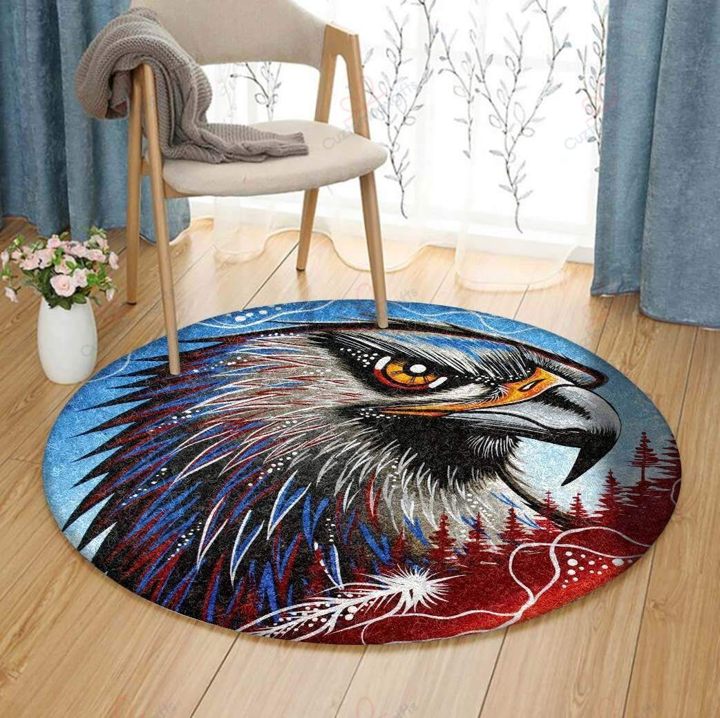 Beauty Eagle Round Carpet Floor Rug Living Room Bedroom Decor Round Area Rug Carpet Beauty Eagle Round Carpet Floor Rug Living Room Bedroom Decor Round Area Rug Carpet