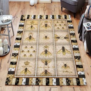 Bee Adorable Rug Sport Decor Gift Floor Decor Living Room Carpet Rug Area Rug - 08f9a4fe43b5