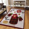 Bee And Flower Vase Rug Sport Decor Gift Floor Decor Living Room Carpet Rug Area Rug - 9836d1e249d4