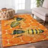 Bee And Honey Rug Sport Decor Gift Floor Decor Living Room Carpet Rug Area Rug - 487fa8b980e5