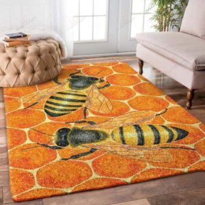 Bee And Honey Rug Sport Decor Gift Floor Decor Living Room Carpet Rug Area Rug - 487fa8b980e5