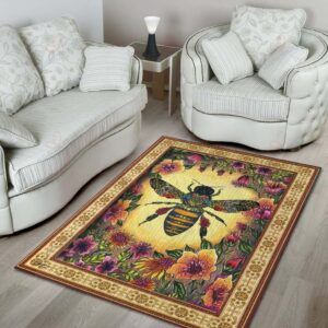 Bee And Sun Rug Sport Decor Gift Floor Decor Living Room Carpet Rug Area Rug - e8b5e2360dad