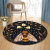 Bee Bee Round Carpet Floor Rug Living Room Bedroom Decor Round Area Rug Carpet