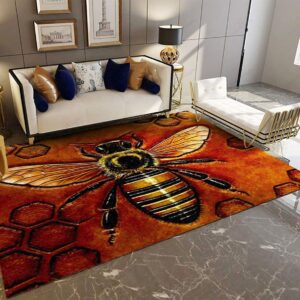 Bee Boho Rug Sport Decor Gift Floor Decor Living Room Carpet Rug Area Rug - 028451b753c1