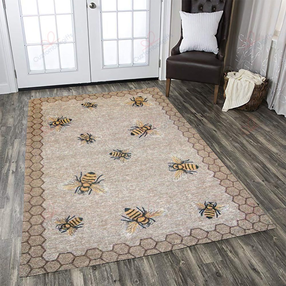 Bee Brown Rug Sport Decor Gift Floor Decor Living Room Carpet Rug Area Rug - b474082b647a Bee Brown Rug Sport Decor Gift Floor Decor Living Room Carpet Rug Area Rug - b474082b647a