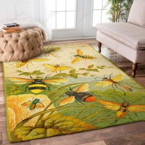 Bee Cute Rug Sport Decor Gift Floor Decor Living Room Carpet Rug Area Rug - 74e81b5b38ed