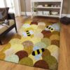 Bee Eggs Rug Sport Decor Gift Floor Decor Living Room Carpet Rug Area Rug - 52debfb29fd6
