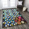 Bee Floral Rug Sport Decor Gift Floor Decor Living Room Carpet Rug Area Rug - 2bb3ae682849