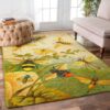 Bee Flying In The Sky Rug Sport Decor Gift Floor Decor Living Room Carpet Rug Area Rug - 42fa5ea080f0