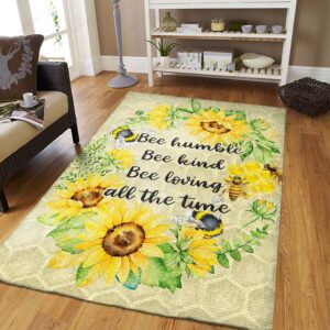 Bee Humble Rug Sport Decor Gift Floor Decor Living Room Carpet Rug Area Rug - d8212db839ee