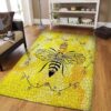 Bee King Rug Sport Decor Gift Floor Decor Living Room Carpet Rug Area Rug - 61b655a8265c