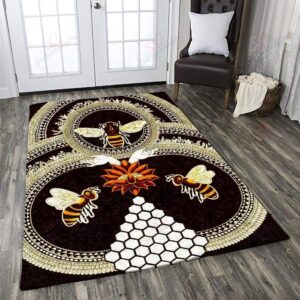 Bee King Rug Sport Decor Gift Floor Decor Living Room Carpet Rug Area Rug - 1a73edd6b78b
