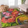 Bee On Flowers Rug Sport Decor Gift Floor Decor Living Room Carpet Rug Area Rug - ecf097a5bfa4