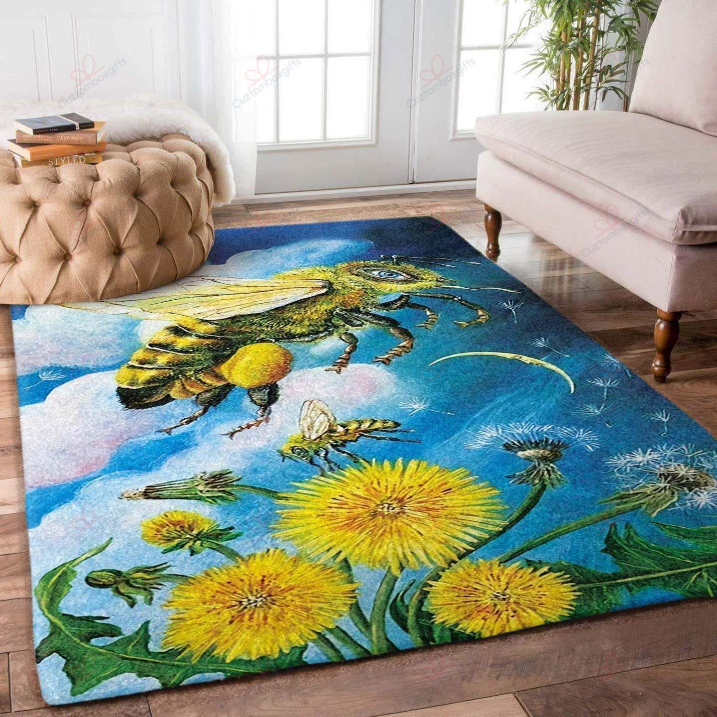 Bee On The Sky Rug Sport Decor Gift Floor Decor Living Room Carpet Rug Area Rug - 4d1a2b06bed8 Bee On The Sky Rug Sport Decor Gift Floor Decor Living Room Carpet Rug Area Rug - 4d1a2b06bed8