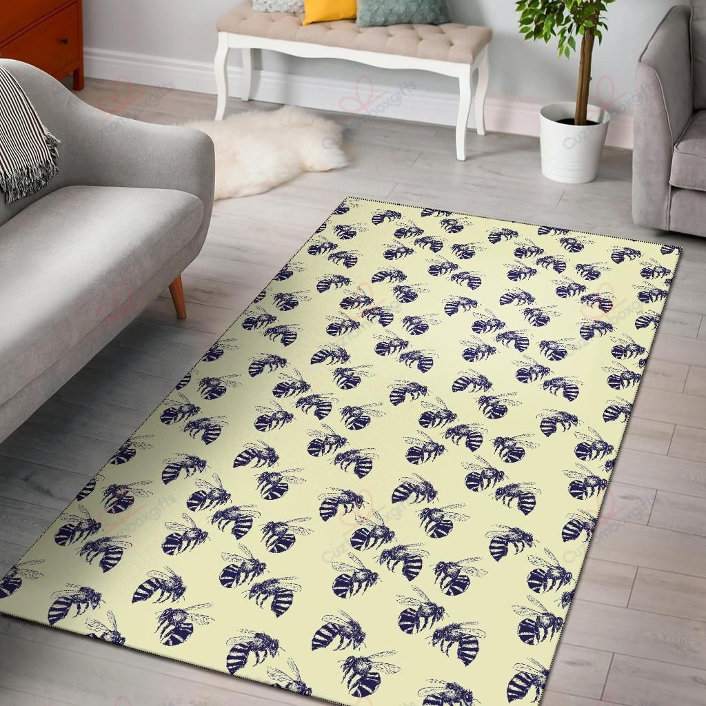Bee Pattern 2 Rug Sport Decor Gift Floor Decor Living Room Carpet Rug Area Rug - 32e35034cc21 Bee Pattern 2 Rug Sport Decor Gift Floor Decor Living Room Carpet Rug Area Rug - 32e35034cc21