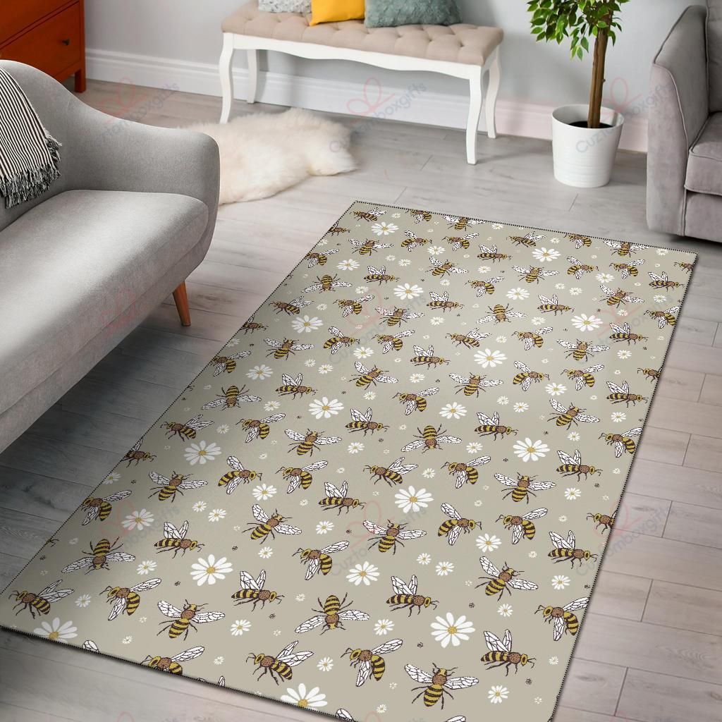 Bee Pattern 3 Rug Sport Decor Gift Floor Decor Living Room Carpet Rug Area Rug - cd36b7690f4e Bee Pattern 3 Rug Sport Decor Gift Floor Decor Living Room Carpet Rug Area Rug - cd36b7690f4e