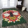 Bee Pattern Rug Sport Decor Gift Floor Decor Living Room Carpet Rug Area Rug - a505b60ceaea