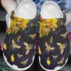 Bee Personalized Clog Custom Crocs Comfortablefashion Style Comfortable For Women Men Kid Print 3D Bee Happy