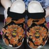Bee Personalized Clog Custom Crocs Comfortablefashion Style Comfortable For Women Men Kid Print 3D Gold Black Honey Bee