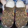 Bee Personalized Clog Custom Crocs Comfortablefashion Style Comfortable For Women Men Kid Print 3D Honeycomb