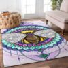 Bee Purple Rug Sport Decor Gift Floor Decor Living Room Carpet Rug Area Rug - 9f06ea3201a1