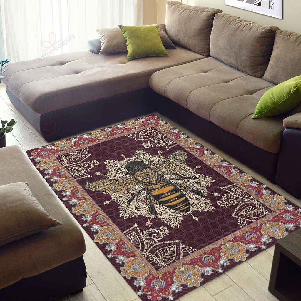 Bee The Red Rug Sport Decor Gift Floor Decor Living Room Carpet Rug Area Rug - 105fe83916f9 Bee The Red Rug Sport Decor Gift Floor Decor Living Room Carpet Rug Area Rug - 105fe83916f9