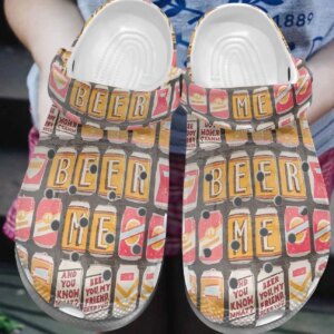 Beer Personalize Clog Custom Crocs Fashionstyle Comfortable For Women Men Kid Print 3D Beer Me