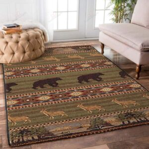 Beer With Deer Rug Sport Decor Gift Floor Decor Living Room Carpet Rug Area Rug - df6be46cf9ef