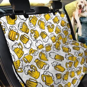 Beers Design Pattern Print Car Back Seat Cover Dog Car Seat Covers - b2cb8359da21