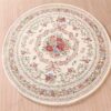 Beibehang Flower Pattern Round Carpet Floor Rug Living Room Bedroom Decor Round Area Rug Carpet