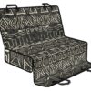 Beige Aztec Pattern Print Pet Car Back Seat Cover - 833efa6e466a