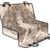 Beige Buddha Mandala Print Pet Car Back Seat Cover - e5056e9fe8f1