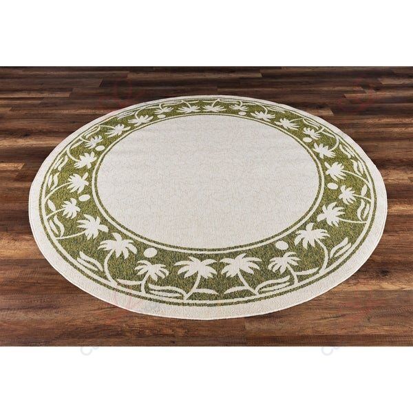 Beige Green Tropical Palms Round Carpet Floor Rug Living Room Bedroom Decor Round Area Rug Carpet Beige Green Tropical Palms Round Carpet Floor Rug Living Room Bedroom Decor Round Area Rug Carpet