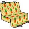 Beige Watercolor Pineapple Pattern Print Pet Car Back Seat Cover - c0456777a413