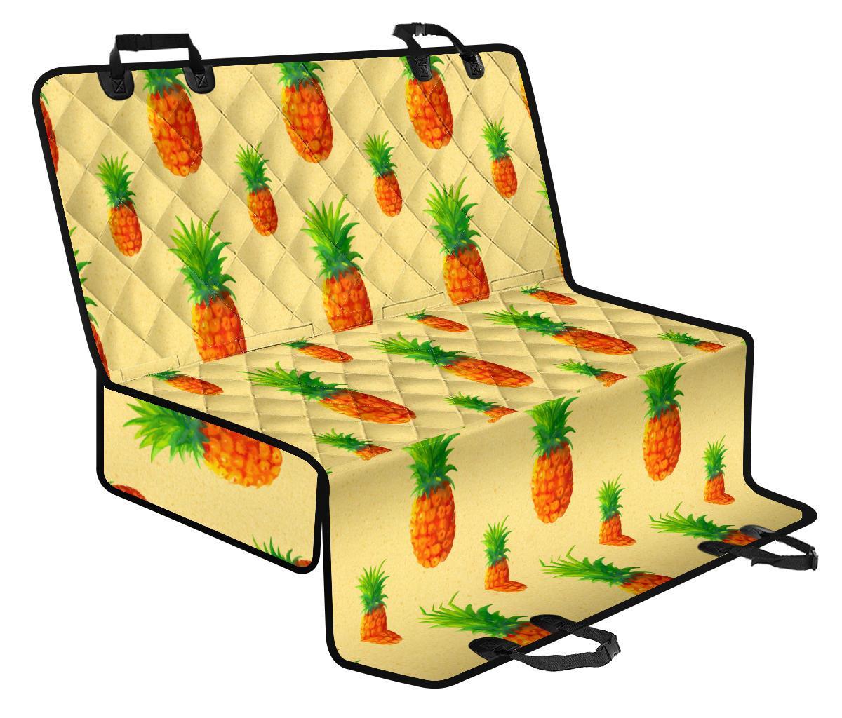 Beige Watercolor Pineapple Pattern Print Pet Car Back Seat Cover - c0456777a413 Beige Watercolor Pineapple Pattern Print Pet Car Back Seat Cover - c0456777a413