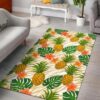 Beige Zebra Pineapple Pattern Rug Sport Decor Gift Floor Decor Living Room Carpet Rug Area Rug - 47bc67c0c8f1