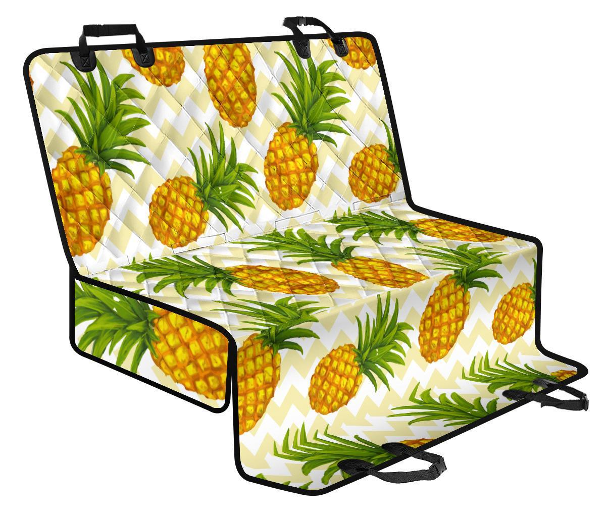 Beige Zig Zag Pineapple Pattern Print Pet Car Back Seat Cover - de63ea8ff9a2 Beige Zig Zag Pineapple Pattern Print Pet Car Back Seat Cover - de63ea8ff9a2