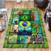 Being A Marine Brazil Rug Sport Decor Gift Floor Decor Living Room Carpet Rug Area Rug - 68f61aa00f04